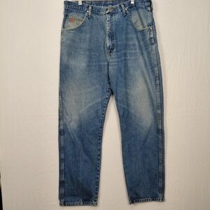 Vintage Wrangler 20X Style 22 Men's Size 36X32 Relaxed Wide Leg Jeans Western